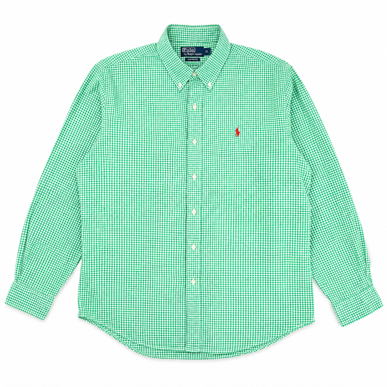 Ralph Lauren vichy vert/blanc XL