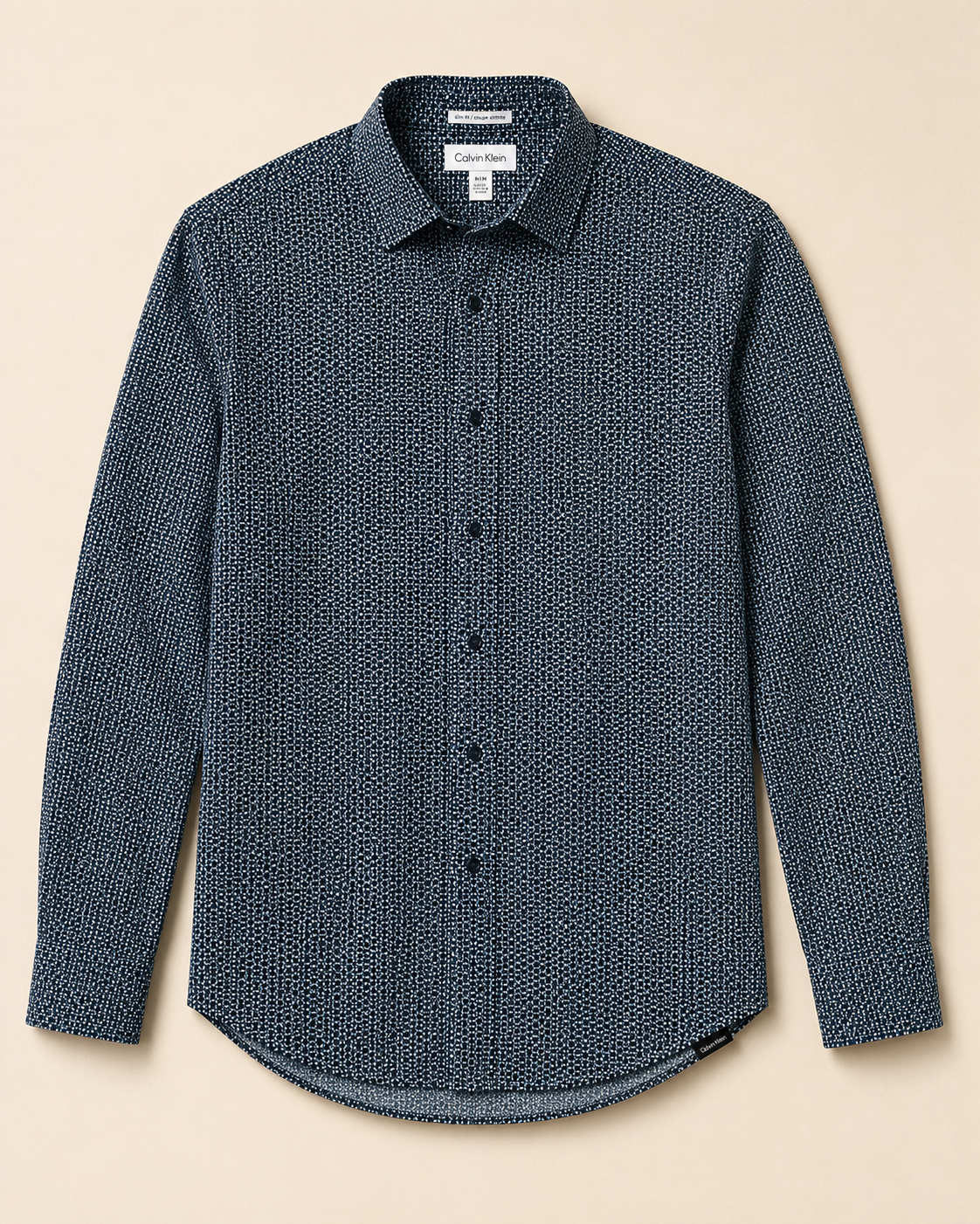 Calvin Klein marine à micro-motif M