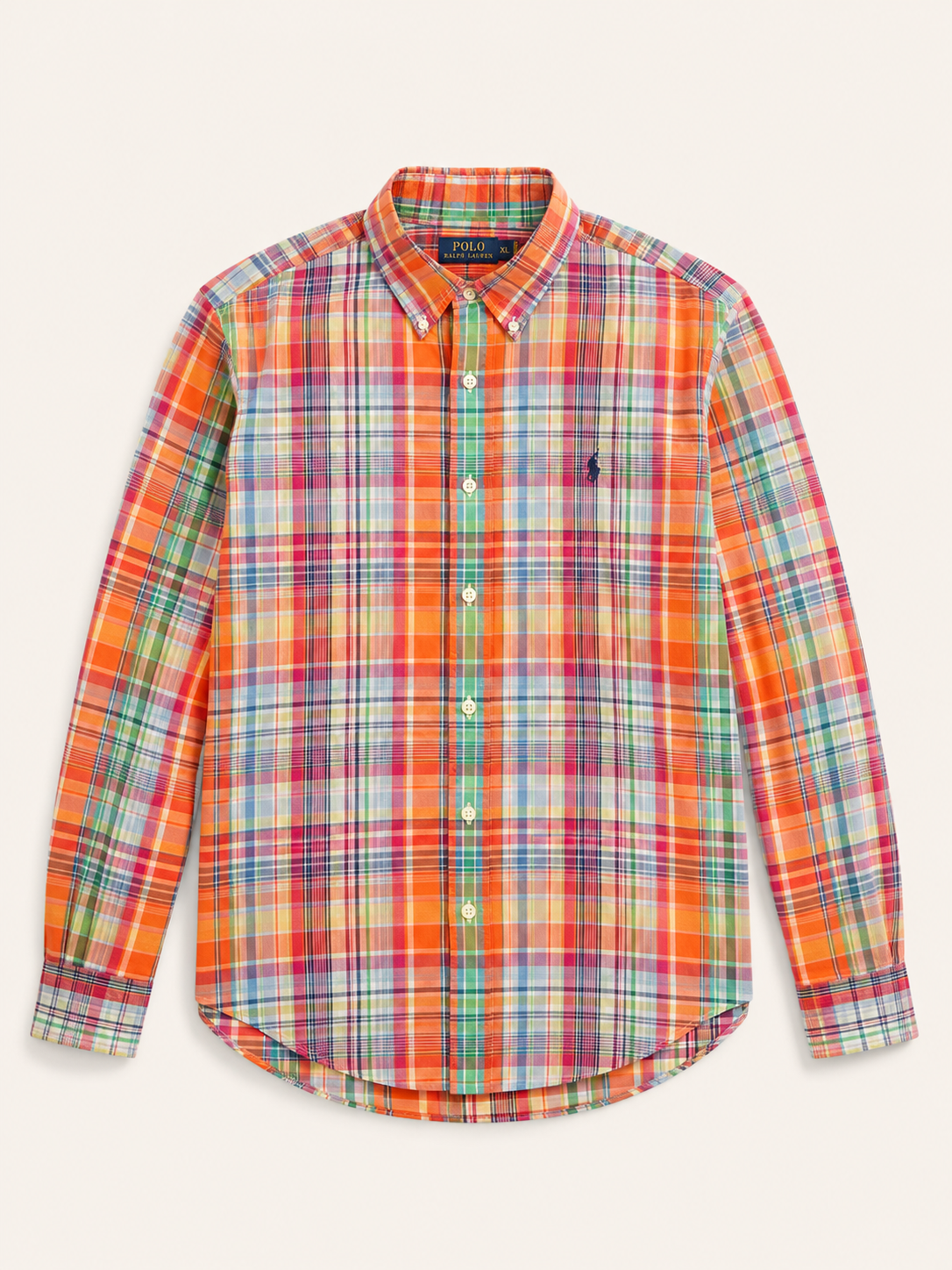 Polo Ralph Lauren madras multicolore XL